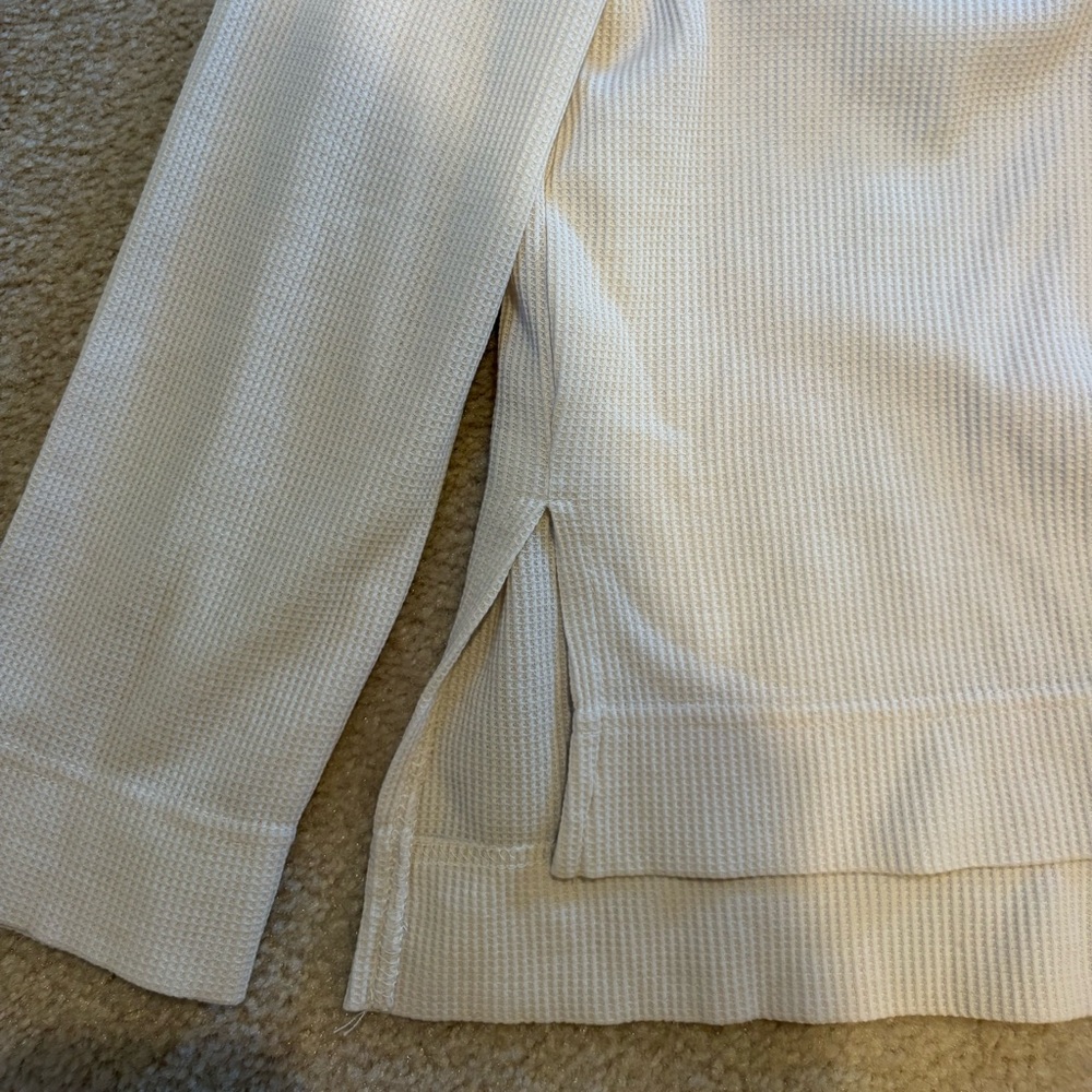 white z-supply waffle long sleeve - Picture 3 of 4